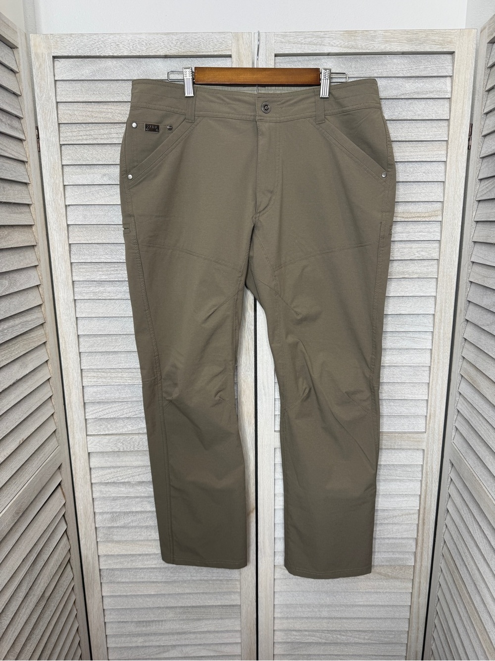 KÜHL Silencr Men’s Pants 36x30 Khaki Brown Stretch Hiking Outdoor
